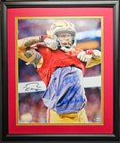 Geroge Kittle "San Francisco 49ers" Autographed 16x20 photo frame. Beckett