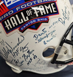MIKE DITKA, PAUL HORNUG, DICK BUTKUS Autographed 44 HOF Full Size Replica Helmet. Beckett