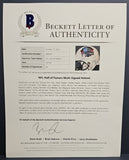 MIKE DITKA, PAUL HORNUG, DICK BUTKUS Autographed 44 HOF Full Size Replica Helmet. Beckett