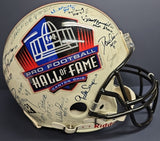 OTTO GRAHAM, GENE UPSHAW, HOWIE Autographed 33 HALL of FAME F/S PROLINE. BECKETT