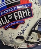 OTTO GRAHAM, GENE UPSHAW, HOWIE Autographed 33 HALL of FAME F/S PROLINE. BECKETT