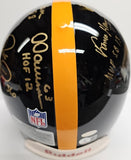 BRADSHAW, JEROME BETTIS, JOE GREEN Autographed PITTSBURG STEELERS Full Size Proline Riddell 8 PITTSBURGH STEELERS. BECKETT