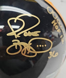 BRADSHAW, JEROME BETTIS, JOE GREEN Autographed PITTSBURG STEELERS Full Size Proline Riddell 8 PITTSBURGH STEELERS. BECKETT