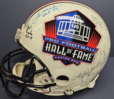 BART STARR, BUTKUS, RANDY WHITE, CHUCK NOLL Signed HALL OF FAME F/S Helmet. BECKETT