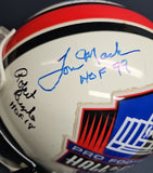 BART STARR, BUTKUS, RANDY WHITE, CHUCK NOLL Signed HALL OF FAME F/S Helmet. BECKETT