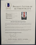 BART STARR, BUTKUS, RANDY WHITE, CHUCK NOLL Signed HALL OF FAME F/S Helmet. BECKETT