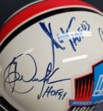 SANDERS, Jim Brown SIMPSON Autographed 12 RUNNING BACKS HOF Proline Full Size Helmet. BECKETT