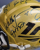 SANDERS, DITKA, MANNING, MONTANA Autographed 100 NFL Full Size Speed Replica. BECKETT