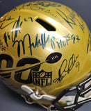 SANDERS, DITKA, MANNING, MONTANA Autographed 100 NFL Full Size Speed Replica. BECKETT