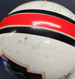 BUTKUS, GREENE, BRADSHAW, HARRIS Autographed 27 HOF Proline Riddell Full Size Helmet. BECKETT