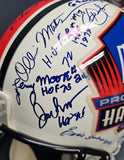 DON SHULA, DAN FOUTS, OTTO GRAHAM Autographed 39 HOF Proline Full Size Riddell Helmet. PSA/DNA