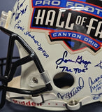 DON SHULA, DAN FOUTS, OTTO GRAHAM Autographed 39 HOF Proline Full Size Riddell Helmet. PSA/DNA