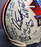 DON SHULA, DAN FOUTS, OTTO GRAHAM Autographed 39 HOF Proline Full Size Riddell Helmet. PSA/DNA