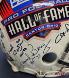 DON SHULA, DAN FOUTS, OTTO GRAHAM Autographed 39 HOF Proline Full Size Riddell Helmet. PSA/DNA