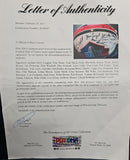 DON SHULA, DAN FOUTS, OTTO GRAHAM Autographed 39 HOF Proline Full Size Riddell Helmet. PSA/DNA