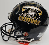 JOHNNY UNITAS, PEYTON MANNING, JOE MONTANA, DAN MARINO, JOE ELWAY Signed Proline Full Size Helmet. Fanatics