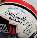 DICK BUTKUS, MIKE DITKA, CHUCK NOLL Autographed 20 Hall of Fame Proline Riddell Full Size Helmet. BECKETT