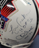 DICK BUTKUS, MIKE DITKA, CHUCK NOLL Autographed 20 Hall of Fame Proline Riddell Full Size Helmet. BECKETT