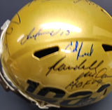 DAN MARINO, RAY LEWIS, EMMITH SMITH, O.J. SIMPSON Autographed 11 NFL 100 Full Size REPLICA HELMET. BECKETT