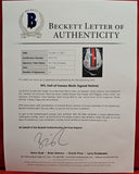 LEE DAWSON, STEVE YOUNG, DAVE CASPER, DICK BUTKUS Autographed 23 HOF Proline Full Size Helmet. BECKETT