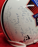 BART STARR, DON SHULA, BOB GRIESE Autographed 43 HOF Proline Full Size Helmet. BECKETT