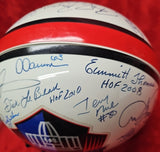 BARRY SANDERS, EMMITT SMITH, DEION SANDERS, JERRY RICE 32 HOF Proline Full Size Helmet. BECKETT