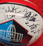 TERRELL DAVIS, BOB LILLY, DAN FOUTS, DAVE WILCOX Autographed 26 HOF Replica Full Size Helmet. BECKETT