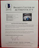 TERRELL DAVIS, BOB LILLY, DAN FOUTS, DAVE WILCOX Autographed 26 HOF Replica Full Size Helmet. BECKETT