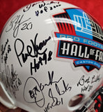 TERRELL DAVIS, BOB LILLY, DAN FOUTS, DAVE WILCOX Autographed 26 HOF Replica Full Size Helmet. BECKETT