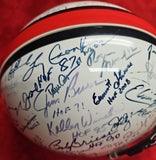 JIM BROWN, AIKMAN, BLANDA, ELWAY Autographed 59 HOF PROLINE Full Size Helmet. BECKETT