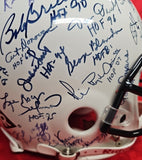 JIM BROWN, AIKMAN, BLANDA, ELWAY Autographed 59 HOF PROLINE Full Size Helmet. BECKETT
