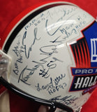JIM BROWN, AIKMAN, BLANDA, ELWAY Autographed 59 HOF PROLINE Full Size Helmet. BECKETT