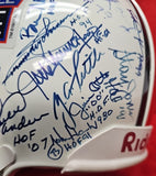 JIM BROWN, AIKMAN, BLANDA, ELWAY Autographed 59 HOF PROLINE Full Size Helmet. BECKETT