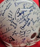 JIM BROWN, AIKMAN, BLANDA, ELWAY Autographed 59 HOF PROLINE Full Size Helmet. BECKETT