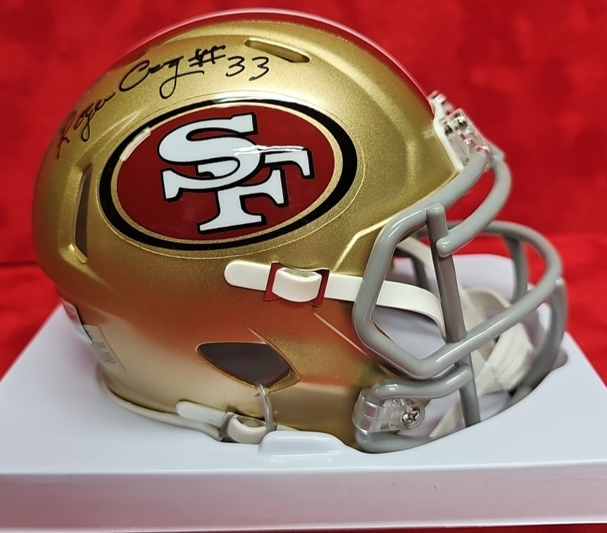 49ers football mini helmet Roger Craig Autographed San Francisco 49ers Riddell Speed Mini Helmet. –  EMPIRE SPORTS USA