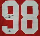 Javon Hargrave "San Francisco 49ers" Custom Jersey size XL. Beckett Authentication