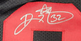 Rickey Watters "San Francisco 49ers" BLACK Autographed custom jersey size XL. Beckett