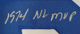Steve Garvey "Los Angeles Dodgers" Autographed White Custom jersey size XL. Beckett Authentication