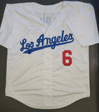 Steve Garvey "Los Angeles Dodgers" Autographed White Custom jersey size XL. Beckett Authentication