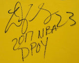 Draymond Green "Golden State Warriors" Autographed Yellow NIKE Swingman size XL. JSA