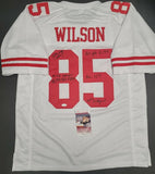 Mike Wilson "San Francisco 49ers, Super Bowl Champion" Autographed White Jersey Size XL. JSA