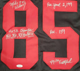Mike Wilson "San Francisco 49ers" Autographed Black Custom Jersey Size XL. JSA