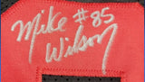 Mike Wilson "San Francisco 49ers" Autographed Black Custom Jersey Size XL. JSA