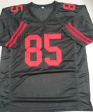Mike Wilson "San Francisco 49ers" Autographed Black Custom Jersey Size XL. JSA