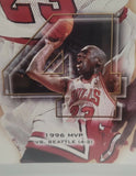 MICHAEL JORDAN Signed CHICAGO BULLS Photo Panoramic CHAMPIONSHIPS. UDA