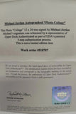 MICHAEL JORDAN Signed CHICAGO BULLS Photo Panoramic CHAMPIONSHIPS. UDA