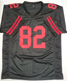 John Taylor "San Francisco 49ers" Autographed Black & Red Custom jersey w/Inscriptions size XL, JSA