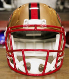 San Francisco 49ers Throwback Full Size Speed Replica Helmet 1996 - 2008 Red Mask