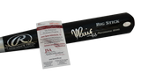 Yasiel Puig "Los Angeles Dodgers" Autographed Big Stick Black Baseball Bat. Witness JSA