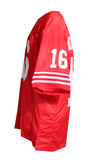 Joe Montana "San Francisco 49ers" Autographed Red Custom jersey size XL. Beckett